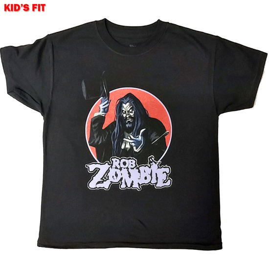 Rob Zombie Kids T-Shirt: Magician (11-12 Years) - Rob Zombie - Koopwaar -  - 5056368654220 - 