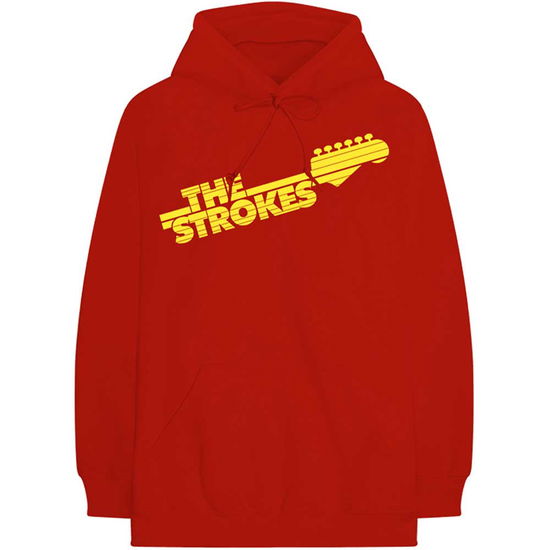 The Strokes Unisex Pullover Hoodie: Guitar Fret Logo - Strokes - The - Koopwaar -  - 5056561026220 - 