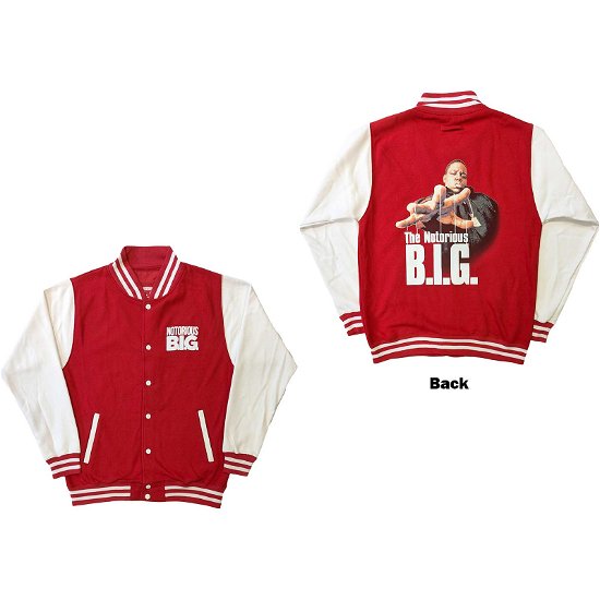 Cover for Biggie Smalls · Biggie Smalls Unisex Varsity Jacket: Reachstrings (Back Print) (CLOTHES) [size S]