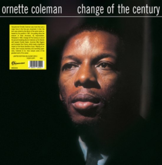 Cover for Ornette Coleman · Change Of The Century (Numbered Edition) (Clear Vinyl) (LP) [Numbered edition] (2023)