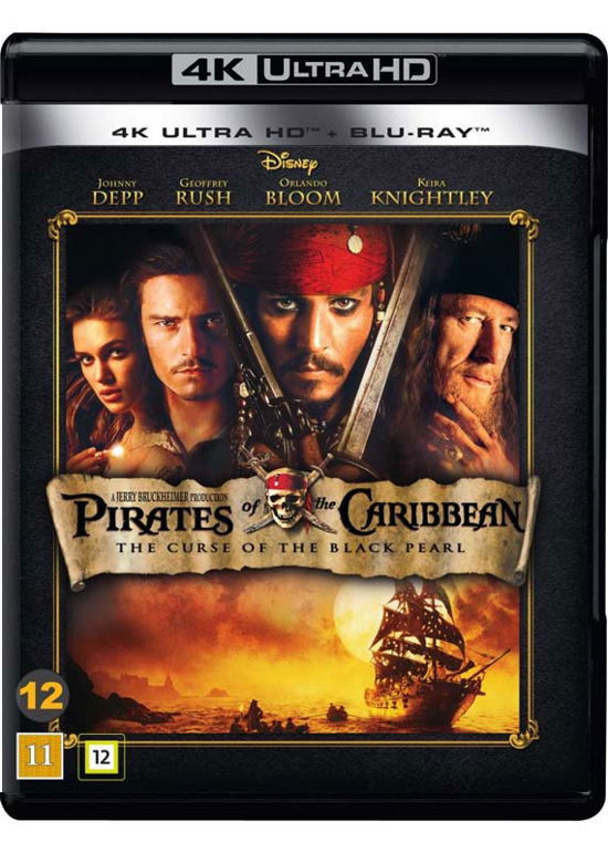 Cover for Pirates of the Caribbean · Pirates of the Caribbean: the Curse of U (4K UHD Blu-ray) (2022)
