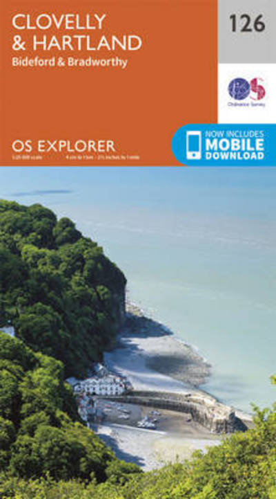 Clovelly and Hartland - OS Explorer Map - Ordnance Survey - Livros - Ordnance Survey - 9780319243220 - 16 de setembro de 2015