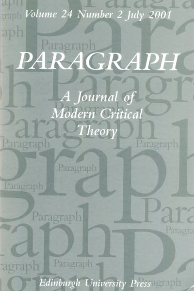 Cover for Wright · A Symposium on Slavoj iek: Faith and the Real: Paragraph Volume 24 Number 2 (Paperback Book) (2005)