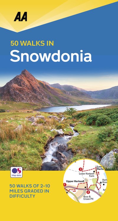 Cover for Aa Publishing · 50 Walks in Snowdonia &amp; North Wales - AA 50 Walks (Paperback Book) [4 New edition] (2019)