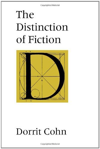Cover for Cohn, Dorrit (Professor Emerita, Harvard University) · The Distinction of Fiction (Paperback Book) (2001)