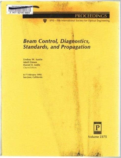 Cover for Austin · Beam Control Diagnostics Standards &amp; Propagat (Paperback Book) (2006)