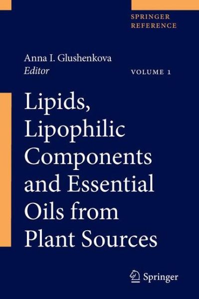 Cover for Lipids, Lipophilic Components and Essential Oils from Plant Sources (Hardcover Book) (2011)