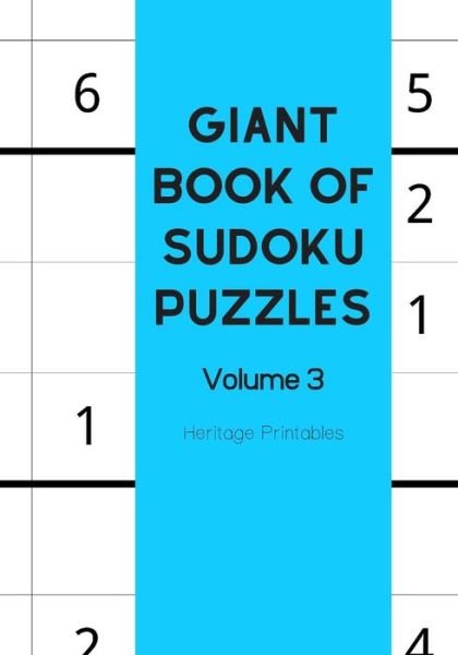 Cover for Heritage Printables · Giant Book of Sudoku Puzzles Volume 3 (Pocketbok) (2019)