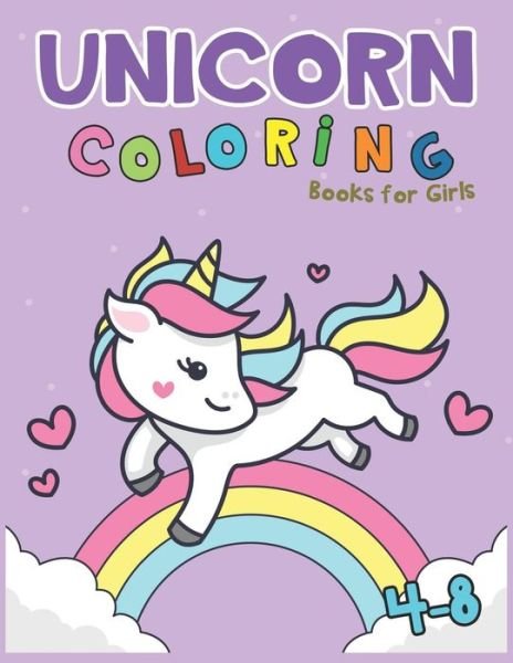 Cover for Happiness Press · Unicorn Coloring Books for Girls 4-8 (Pocketbok) (2019)