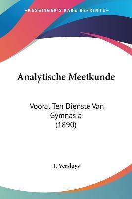 Cover for J Versluys · Analytische Meetkunde (Paperback Book) (2010)