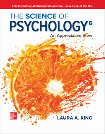 Cover for Laura King · The Science of Psychology: An Appreciative View ISE (Paperback Book) (2022)