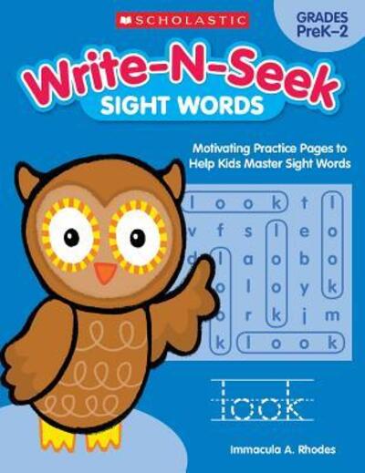 Cover for Immacula A. Rhodes · Write-N-Seek : Sight Words (Book) (2017)