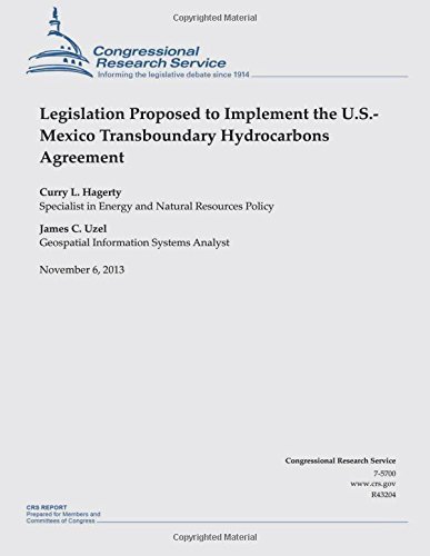 Cover for Curry Hagerty · Legislation Proposed to Implement the U.s.- Mexico Transboundary Hydrocarbons Agreement (Paperback Book) (2015)