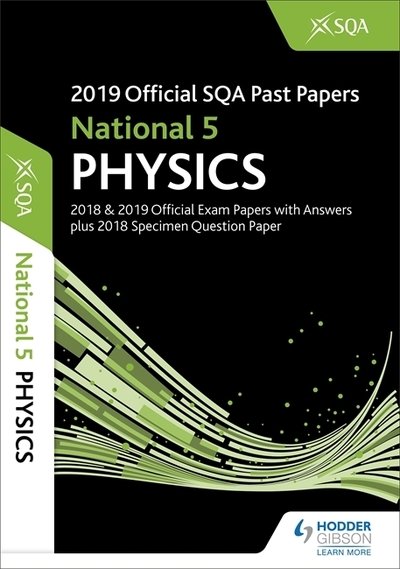 Cover for Sqa · 2019 Official SQA Past Papers: National 5 Physics (Pocketbok) (2019)
