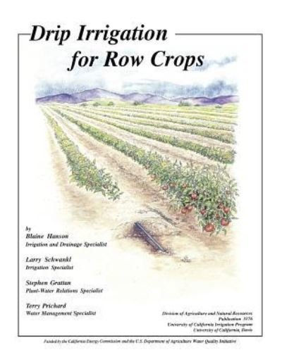 Cover for Blaine Hanson · Drip Irrigation for Row Crops (Pocketbok) (1997)