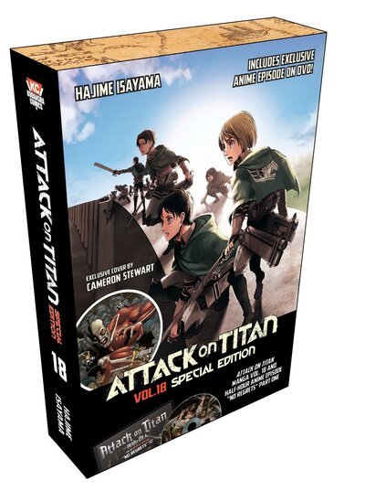 Cover for Hajime Isayama · Attack on Titan 18 Manga Special Edition w/DVD (Paperback Bog) (2016)