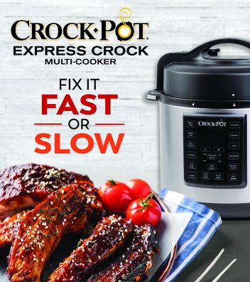 Cover for Publications International Ltd · Crock-Pot Express Crock Multi-Cooker: Fix It Fast or Slow (Hardcover Book) (2019)