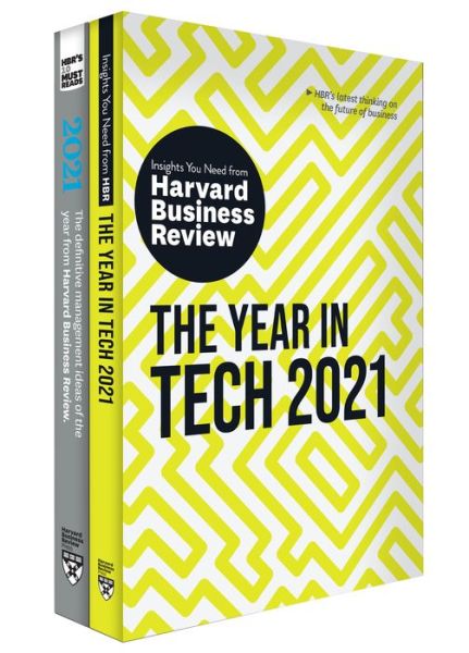 Cover for Harvard Business Review · HBR's Year in Business and Technology (Bog) (2020)