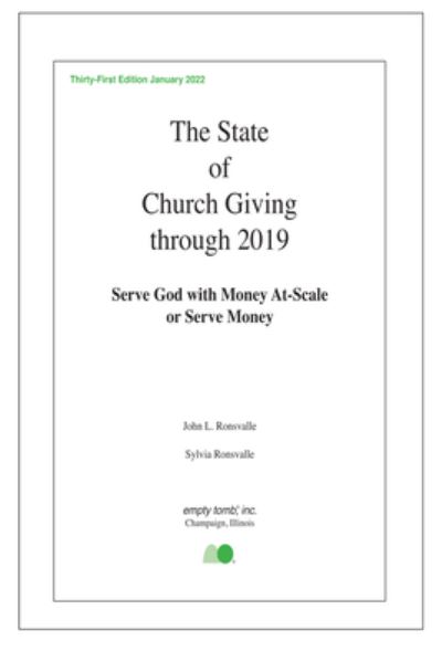 Cover for John Ronsvalle · State of Church Giving Through 2019 (Book) (2022)