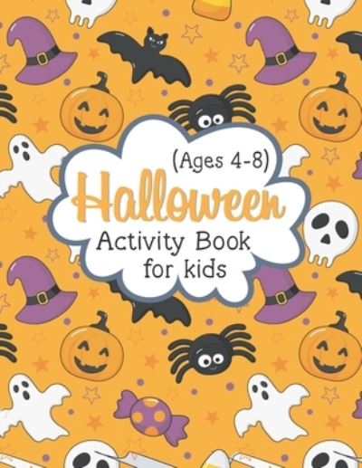 Cover for Kiddie Coloring Books · Halloween Activity Book for Kids Ages 4-8 (Paperback Book) (2019)