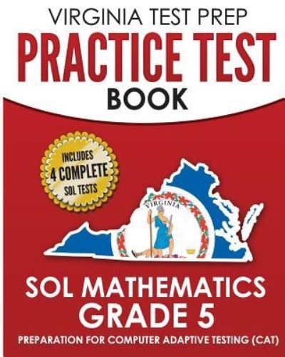 Cover for V Hawas · VIRGINIA TEST PREP Practice Test Book SOL Mathematics Grade 5 (Paperback Book) (2018)