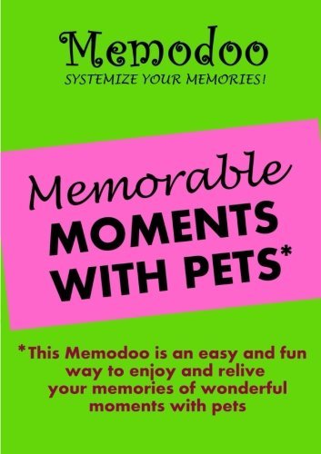 Cover for Memodoo · Memodoo Memorable Moments with Pets (Taschenbuch) (2012)