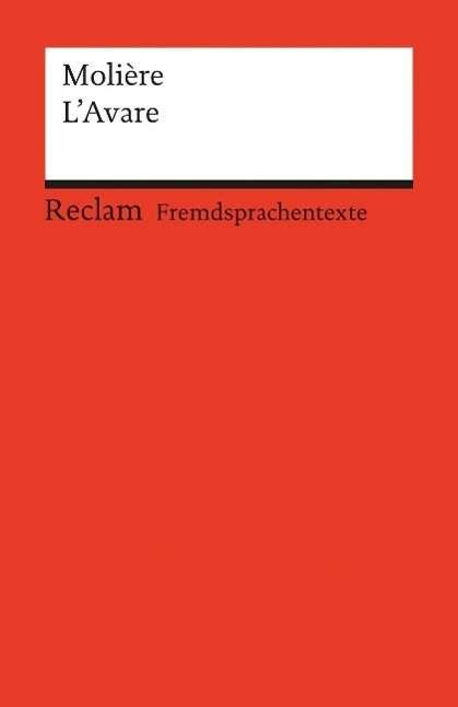 Cover for Moliere · Reclam UB 09022 Moliere.Avare (Book)