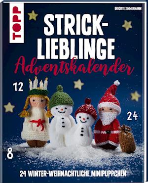 Cover for Brigitte Zimmermann · Strick-Lieblinge Adventskalender. Adventskalenderbuch (Buch) (2024)