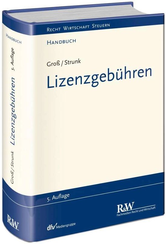 Cover for Groß · Lizenzgebühren (Book)