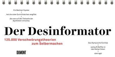 Der Desinformator - Peter Wittkamp - Bücher - DuMont Buchverlag - 9783832169220 - 20. September 2022