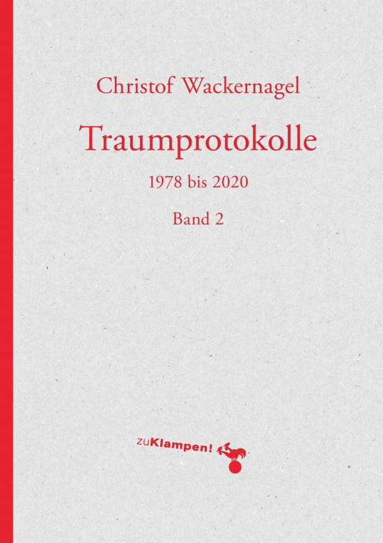 Cover for Wackernagel · Traumprotokolle.2 (Book)