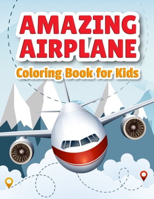 Cover for Bmpublishing · Amazing Airplane Coloring Book (Taschenbuch) (2021)