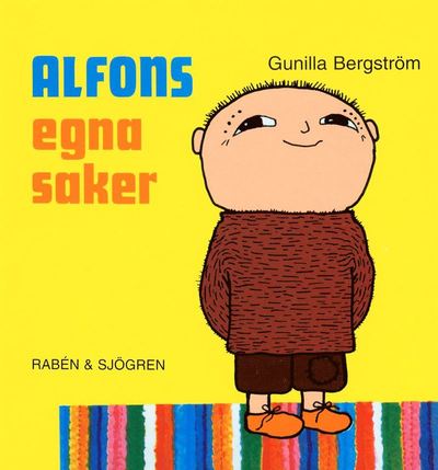 Cover for Gunilla Bergström · Alfons egna saker (Board book) (2015)