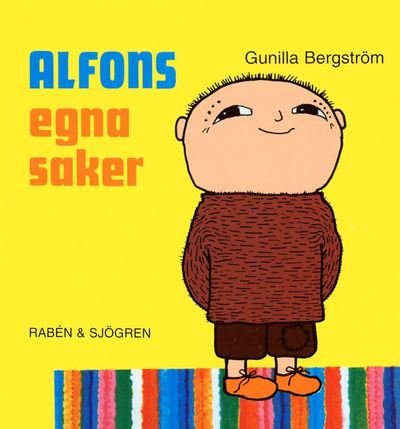 Cover for Gunilla Bergström · Alfons egna saker (Board book) (2015)