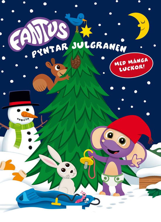 Cover for Knut Næsheim · Fantus pyntar julgranen (Gebundesens Buch) (2024)