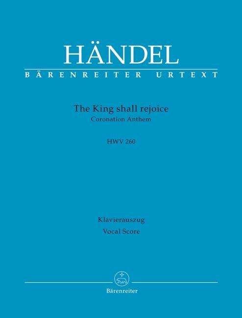 Cover for Handel · The King shall rejoice, Klaviera (Buch)