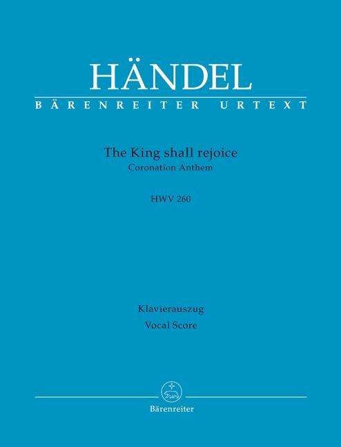 The King shall rejoice, Klaviera - Handel - Boeken -  - 9790006562220 - 