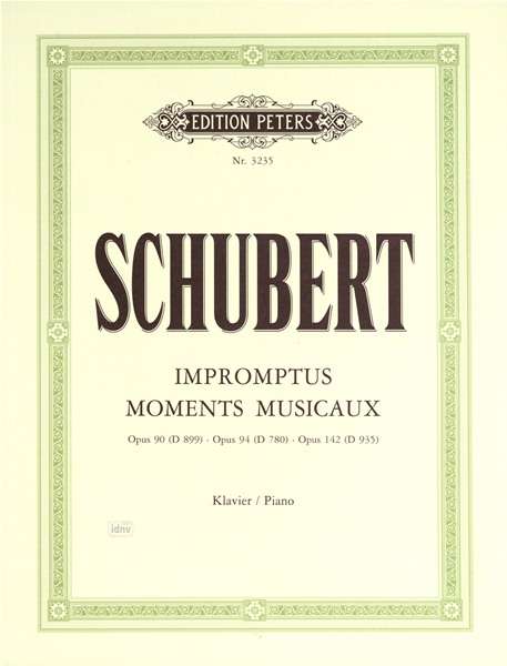 Impromptus & Moments Musicaux - Franz Schubert - Books - Edition Peters - 9790014015220 - April 12, 2001