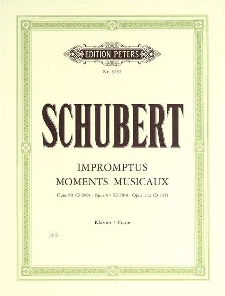 Cover for Franz Schubert · Impromptus &amp; Moments Musicaux (Partitur) (2001)