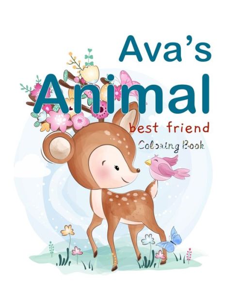 Cover for José Rodríguez · Ava's Animal Best Friend Coloring Book (Paperback Book) (2020)