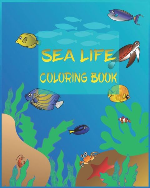 Cover for Moonhasu · Sea Life Coloring Book (Paperback Book) (2020)