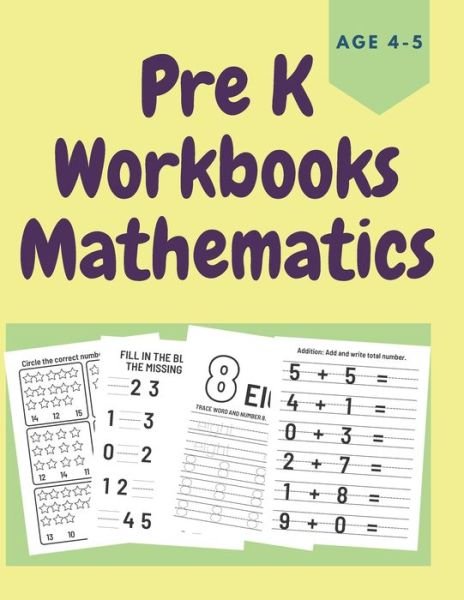 Cover for Bwriting · PreK Workbooks Age 4-5 Mathematics (Paperback Bog) (2021)