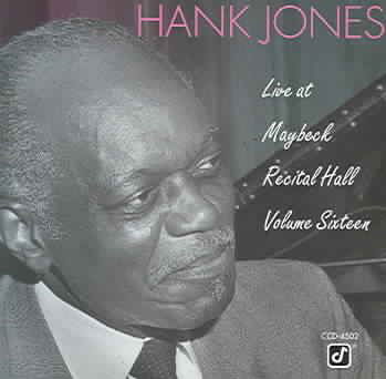 Live at Maybeck 16 - Hank Jones - Musik - Concord - 0013431450221 - 25 februari 1992