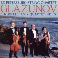 Glazunov5 Novelettesquartet No 5 - St Petersburg String Quartet - Musique - DELOS - 0013491326221 - 27 juin 2011