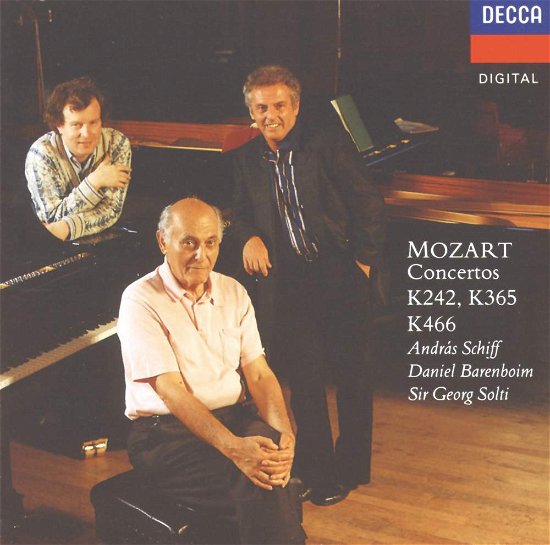 Cover for Barenboim · Mozart: Concertos, K242, K365 &amp; K466 (CD)