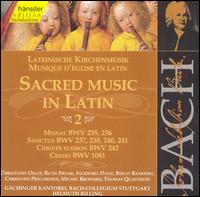 Sacred Music in Latin 2 - Bach / Gachinger Kantorei / Rilling - Music - HAE - 0040888207221 - October 19, 1999