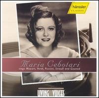 Cover for Maria Cebotari Sings Mozart V (CD) (2004)
