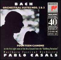 Cover for Bach,j.s. / Casals / Marlboro Festival Orchestra · Orchestral Suites 2 &amp; 3 (CD) (1990)