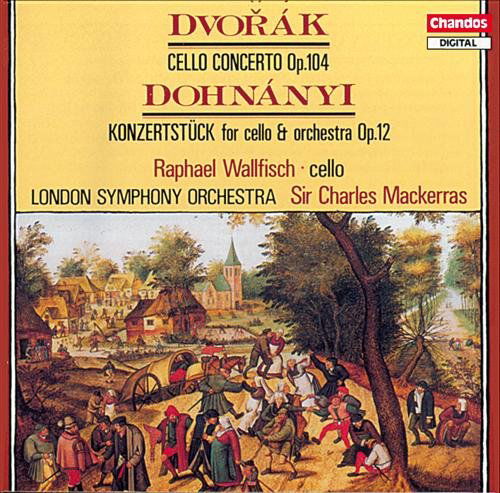 Cover for London Symphony Orchestra / Mackerras, Charles / Wallfisch, Raphael · Dvorak: Cellokonzert op. 104 / Dohnanyi: Konzertstück op. 12 (CD) (1989)