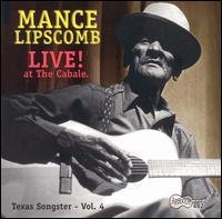 Cover for Mance Lipscomb · Live! At The Cabale (CD) (2019)